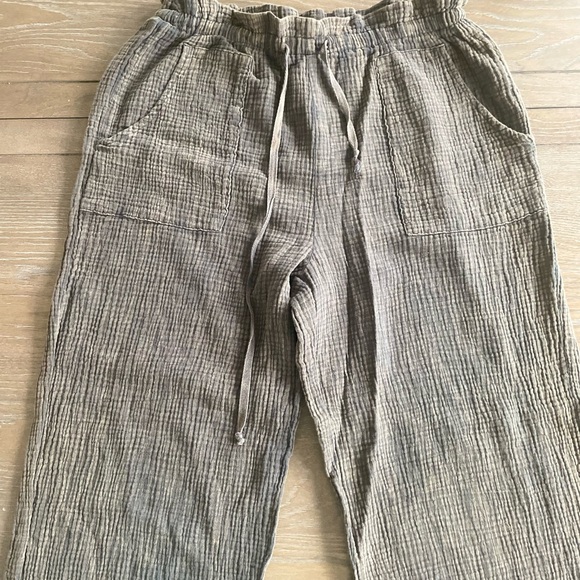 Hem & Thread Cotton Pants - Picture 2 of 4